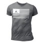 Gray Paper Tuner Flag T-Shirt