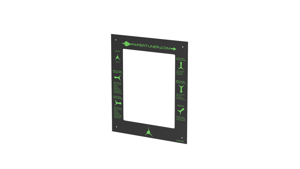 Archery Paper Tuner - Green Frame