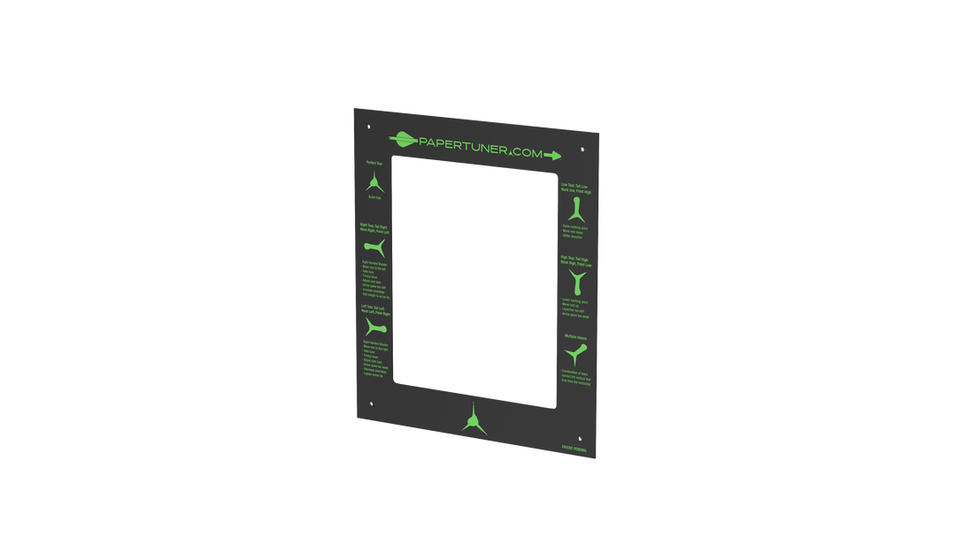 Archery Paper Tuner - Green Frame
