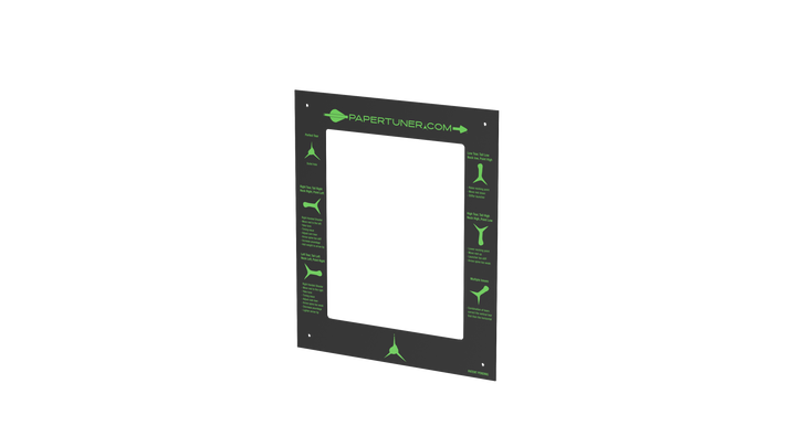 Archery Paper Tuner - Green Frame