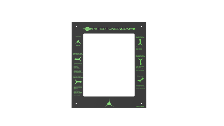 Archery Paper Tuner - Green Frame