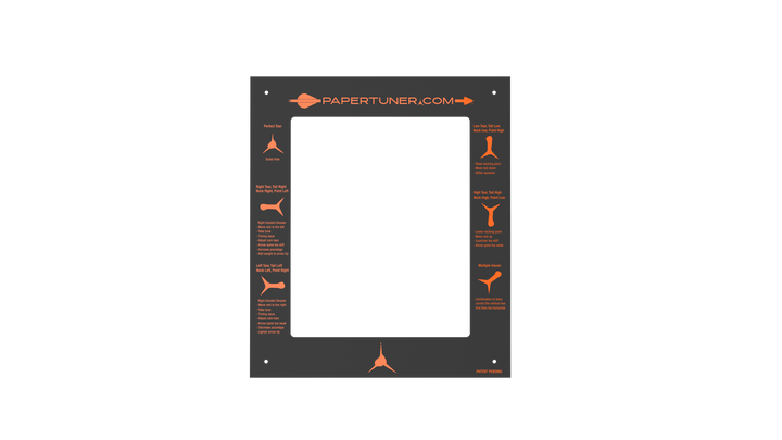 Archery Paper Tuner - Orange Frame