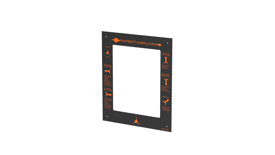 Archery Paper Tuner - Orange Frame