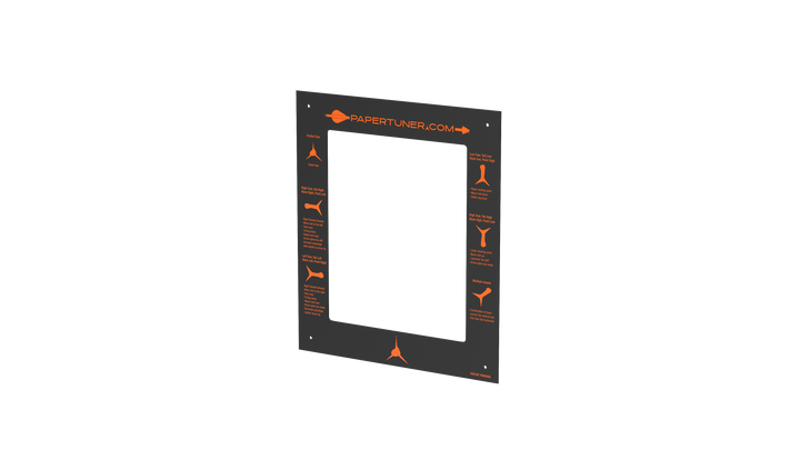 Archery Paper Tuner - Orange Frame