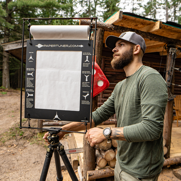 Tripod Holder - Archery Hang & Shoot Paper Tuner