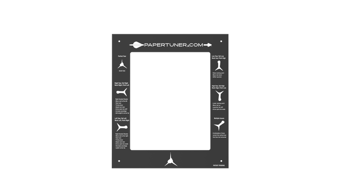 Archery Paper Tuner - White Frame