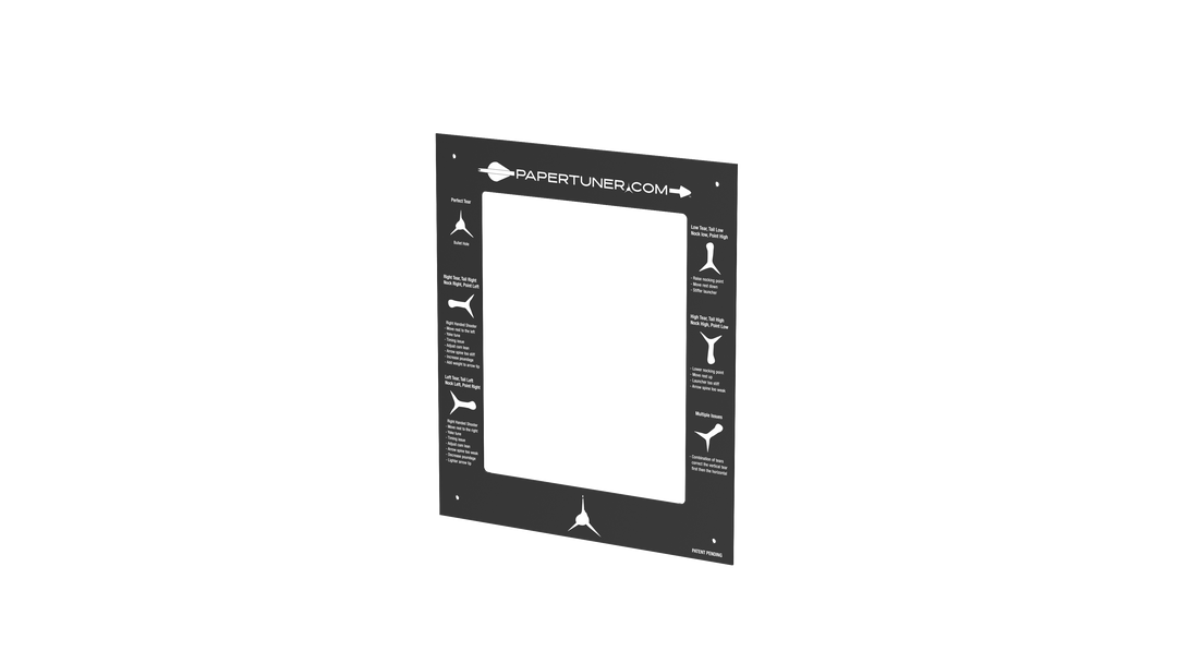 Archery Paper Tuner - White Frame