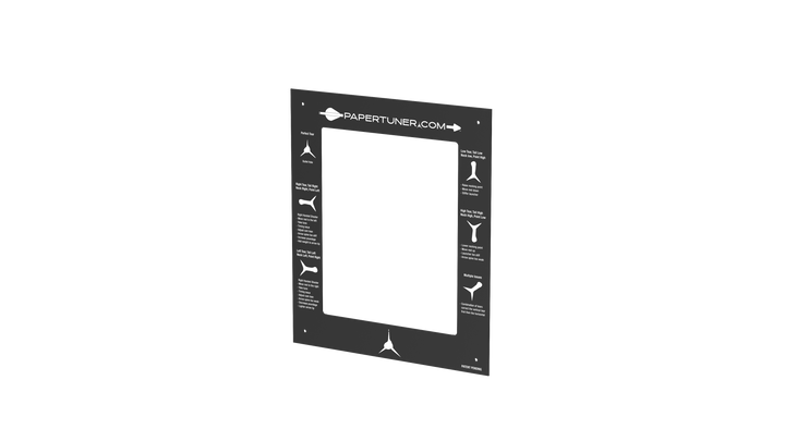 Archery Paper Tuner - White Frame