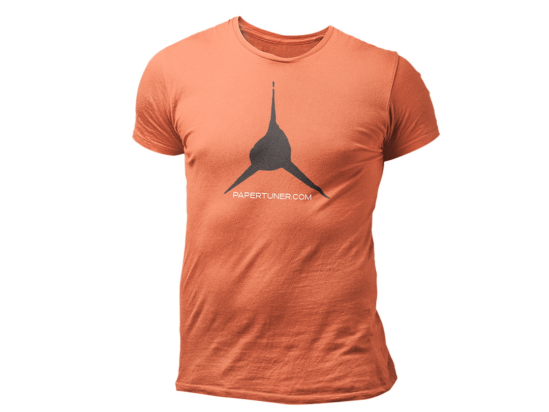 Orange Bullet Hole Paper Tuner T-Shirt